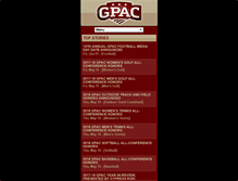Tablet Screenshot of gpacsports.com
